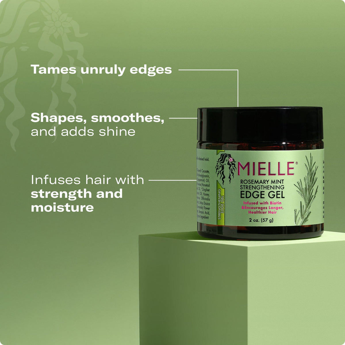 Rosemary Mint Hair Strengthening Edge Gel
