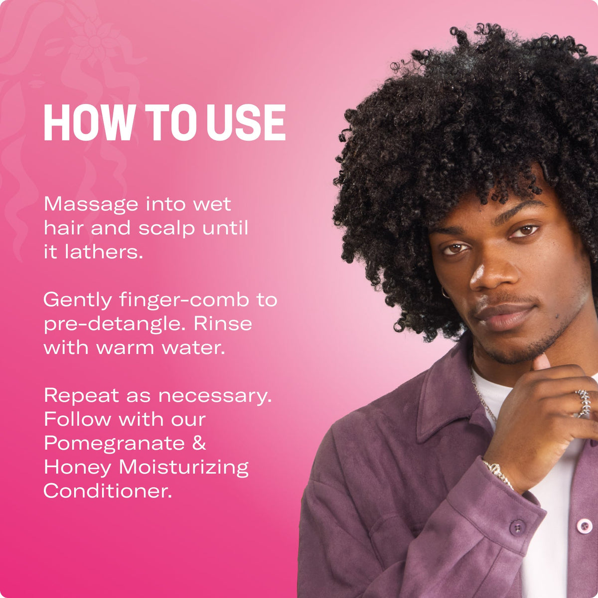 Pomegranate & Honey Detangling Shampoo